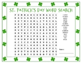 St. Patrick's Day Word Search