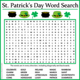 St. Patrick's Day Word Search | FREE Word search