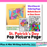 St. Patrick's Day Word Search : Pop Picture Page® Coloring
