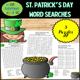 St. Patrick's Day Word Searches 3 Puzzles