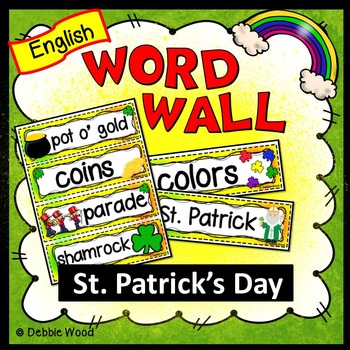 Preview of St. Patricks Day Word Wall