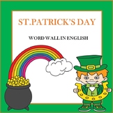 St. Patrick's Day Word Wall