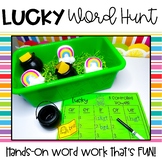 St. Patrick's Day Word Work | March Activities | Lucky Word Hunt