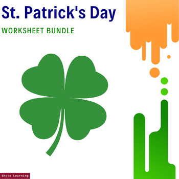 Preview of St. Patrick's Day Worksheet Bundle: 10 Engaging Activities for Irish-Themed Lear
