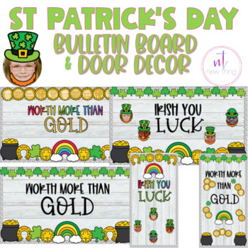 St. Patrick's Day / March Bulletin Board and Door Lucky Irish Decor 23