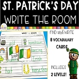 St. Patrick's Day Write the Room | Sensory Bin Activity