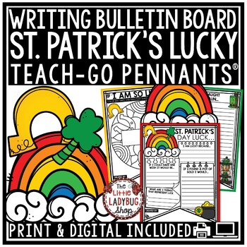 Preview of St. Patrick's Day Writing Prompt March Bulletin Board How to Catch Leprechaun