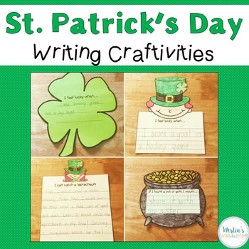 St. Patrick's Day Writing Craftivities by Westin's Workshop | TPT