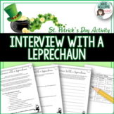 St. Patrick's Day Writing Activity - Interview With a Leprechaun