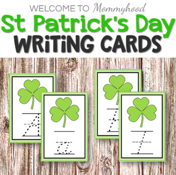 Preview of St Patrick's Day Writing Cards