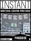 St. Patrick's Day Writing Center | FREEBIE DOWNLOAD |