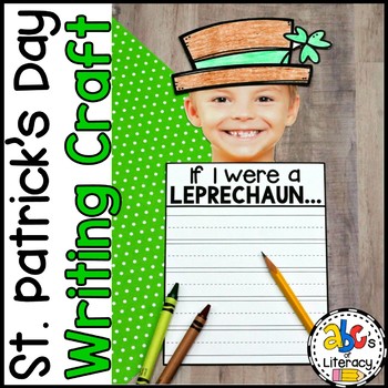 Preview of St. Patrick's Day Writing Craft - Writing Paper Prompts - Bulletin Board Idea 