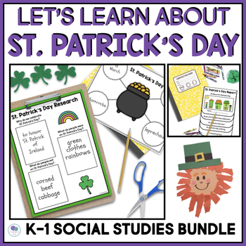 Preview of St. Patrick's Day Writing & Craft First Grade Second Grade Informational Writing