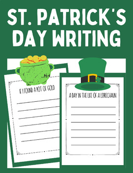Preview of St. Patrick's Day Writing Craft | March Bulletin Board | Leprechaun/Pot of Gold