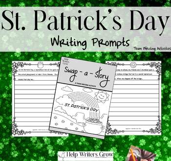 Preview of St. Patrick's Day Writing Ideas - Team Writing