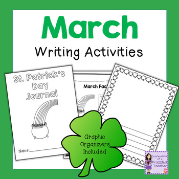 St. Patrick's Day Writing Journals | Graphic Organizers | TPT