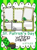 St. Patrick's Day Writing Paper : Colorful Bulletin Board 
