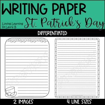 St Patrick S Day Writing Paper Primary Junior Distance Learning