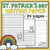 St. Patrick's Day Writing Paper - Primary and Secondary Lined