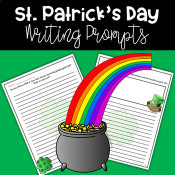 Preview of St. Patrick's Day Writing Prompts