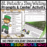 St Patrick's Day Writing Prompts Center Activity
