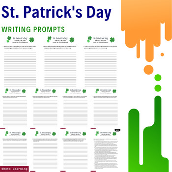 Preview of St. Patrick's Day Writing Prompts: Creative Worksheet Set