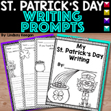 St Patrick's Day Writing Prompts Worksheets for Kindergart