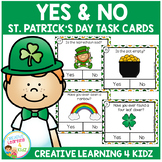 Yes & No St. Patrick's Day Picture Question Task Cards