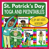 St. Patrick's Day Yoga - Clip Art Kids