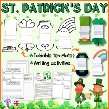 St Patrick's Day activities- foldable creative writing templates and ...