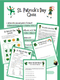 St. Patrick's Day activity sheets