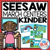 St. Patrick's Day and March Seesaw Activities for Kindergarten