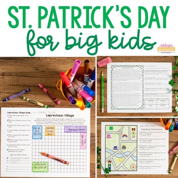 Preview of St. Patrick's Day for Big Kids | Print and Digital