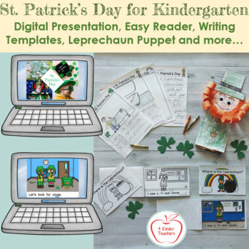 Preview of St. Patrick's Day for Kindergarten Digital and Printable Resources