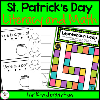 Preview of St Patrick's Day for Kindergarten Literacy and Math