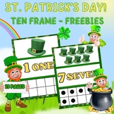 St. Patrick's Day hat ten frames | Freebies | March Activi