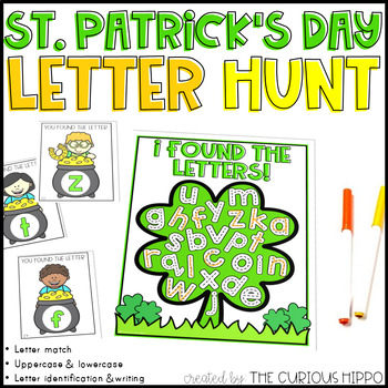 Preview of St. Patrick's Day letter matching