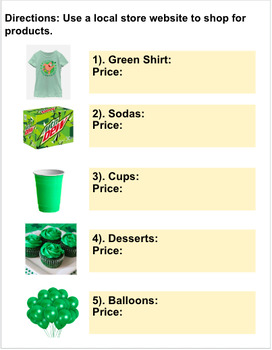 Preview of St Patrick's Day store search