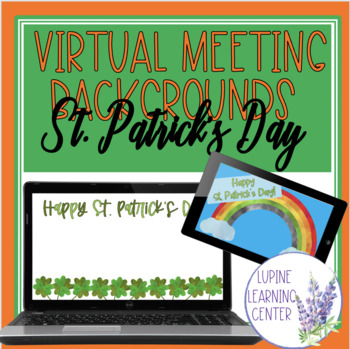Preview of St. Patrick's Day virtual meeting backgrounds