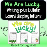 St. Patrick's Day writing activity with Bulletin Board opt