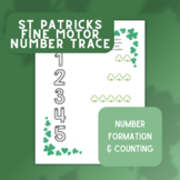 St Patrick's Fine Motor Number Practice