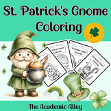 St. Patrick's Gnome Coloring Fun for kids