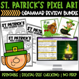 St. Patrick's Grammar Pixel Art Bundle