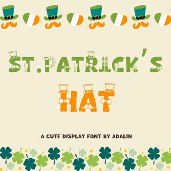 Preview of St.Patrick's Hat - Display Font