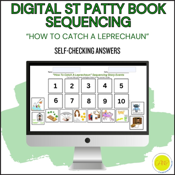 Preview of St. Patrick's "How To Catch Leprechaun" Book Sequencing, Distance Learning, SLP
