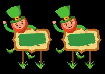 Preview of St. Patrick's Day - Leprechaun Name Tags