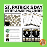 St. Patrick's Letter Writing Recognition Literacy Centers 