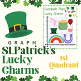 St. Patrick's Lucky Charms Coordinate Plane- 1st Quadrant 