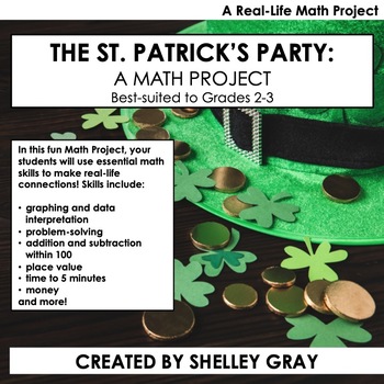 Preview of St. Patrick's Math Project for 2nd and 3rd - March Math Activities