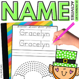 St. Patrick's Day Name Activities | Editable Name Practice